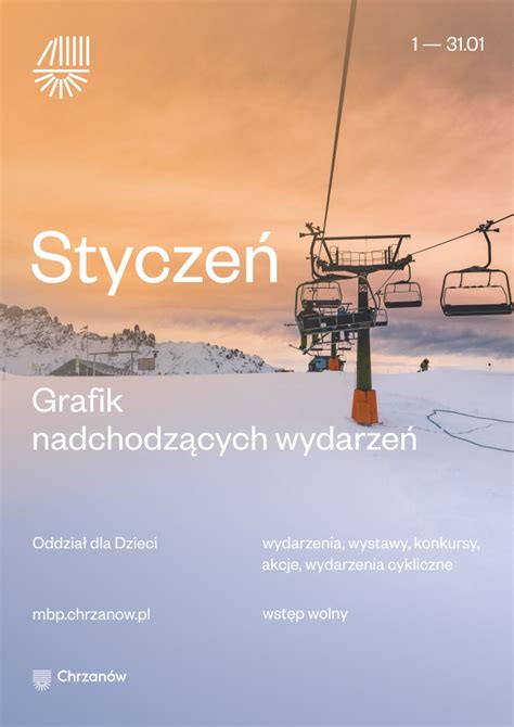 Grafik nadchodzących wydarzeń STYCZEŃ 2022 Oddział dla Dzieci