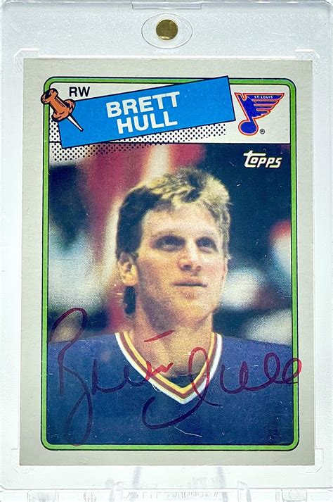 Brett Hull Rookie Card Auto R Hockeycards