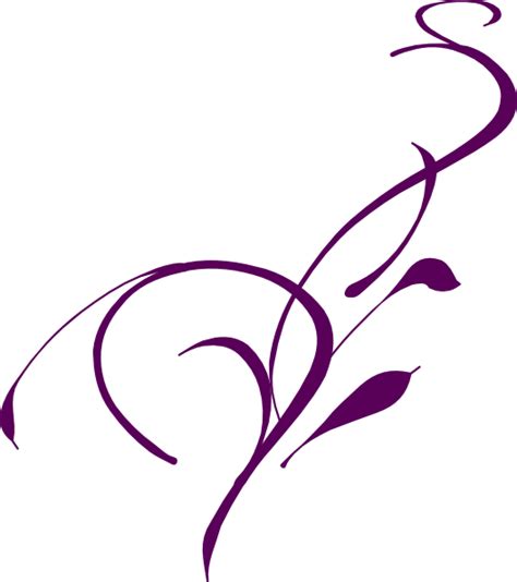 Fancy Underline Swirls Transparent