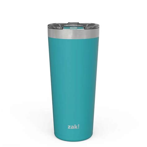 Zak Designs 20oz Double Wall Stainless Steel Latah Tumbler With