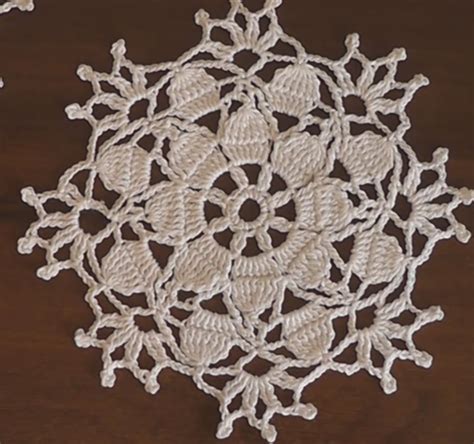 Crochet Snowflake Doily For Christmas - Crochet Ideas