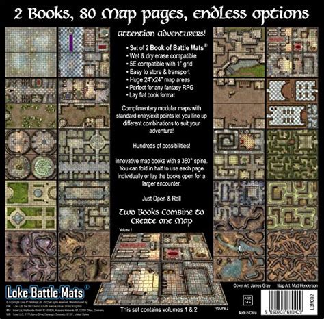 Castles Crypts Caverns Books Of Battle Mats Pricepulse