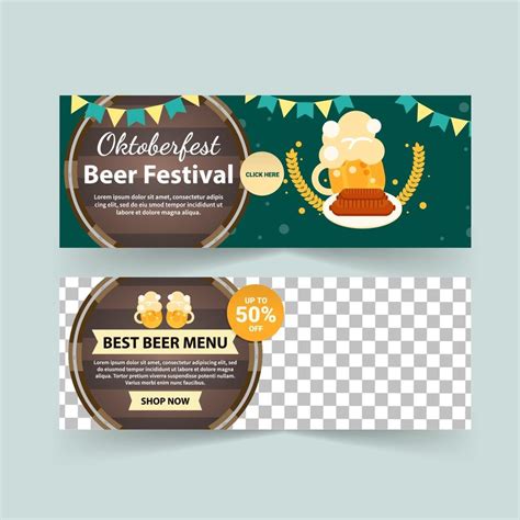 Banner template for oktoberfest. 3442991 Vector Art at Vecteezy