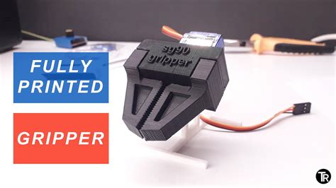 Fully Printed Robot Arm Gripper Based On Sg90 Servo Assembly For