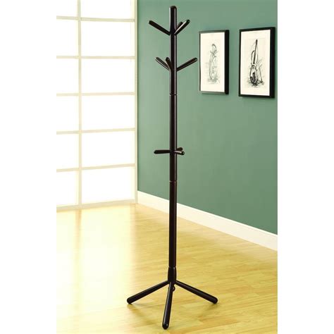 Megahome Black 12 Hook Coat Rack Cr004 The Home Depot