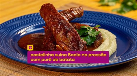 Costelinha Su Na Na Press O Pur De Batata Receitas Sadia Receitas