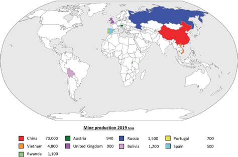 Where Is Tungsten Found Guide World Tungsten Producers