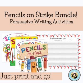 Pencils On Strike Bundle By First Grade Fan Club Tpt