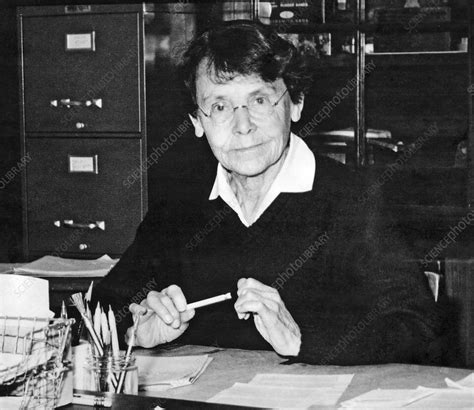 Barbara Mcclintock Us Cell Geneticist Stock Image C