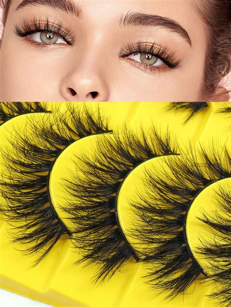 Magefy Pairs Of Natural Full False Eyelashes Fluffy Slim For