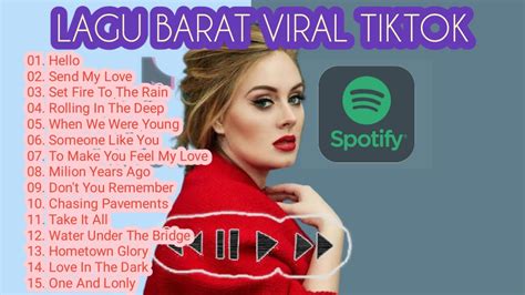 Lagu Barat Enak Didengar Adele Spotify Playlist Hello