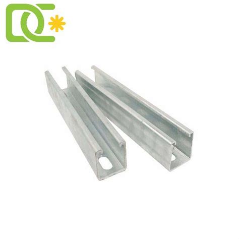 Bestseller Hot DIP Galvanized Steel Slotted C U Channel Solar