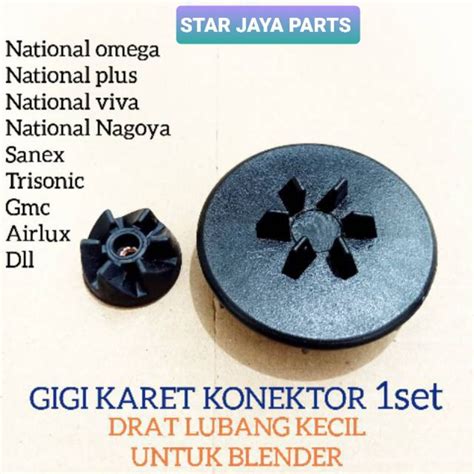 Jual Gigi Karet Konektor Set Drat Kecil Untuk Blender National Airlux