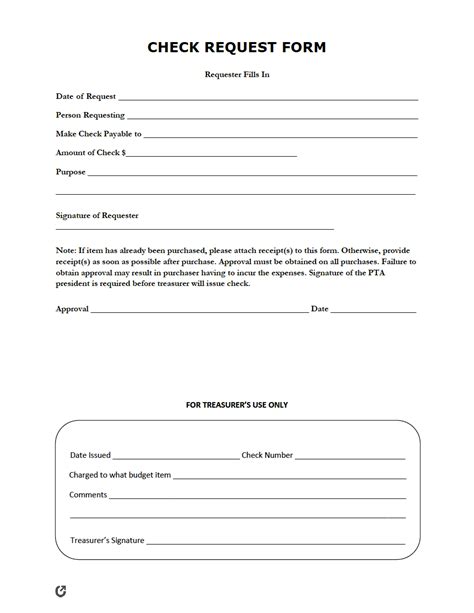 Check Request Form Template By Business In A Box Free Word Template