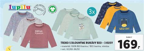 ARCHIV TRIKO S DLOUHÝMI RUKÁVY BIO 3 KUSY v akci platné do 30 1