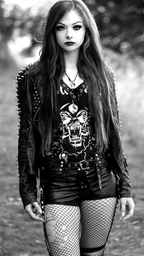 Lavernia D Black Metal Girl Metalhead Girl Metalhead Fashion