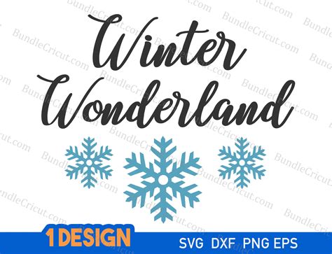 Winter Wonderland svg - Bundle Cricut