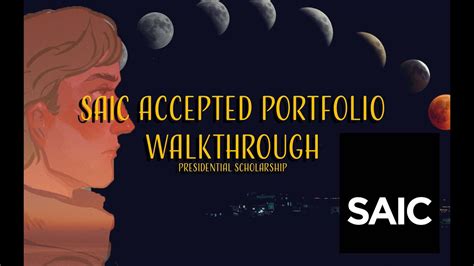 Saic Accepted Portfolio K Scholarship Youtube