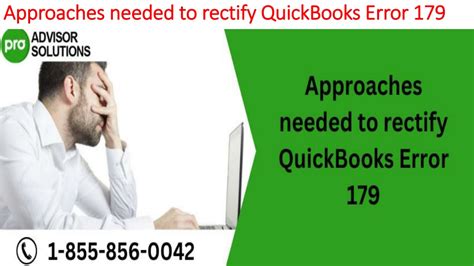 PPT Easy Troubleshooting Guide To Fix QuickBooks Error 179 PowerPoint