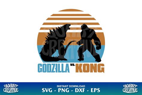 Godzilla Vs Kong SVG Cut File Gravectory