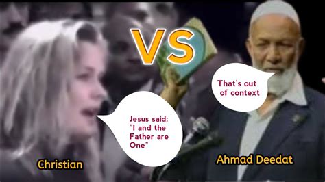 Christian Challenged Ahmad Deedat Is Jesus God Debate Q A Youtube