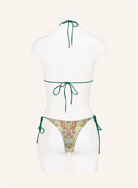 Janthee Triangel Bikini Hose Ella Zum Wenden In Gr N Gelb Rot