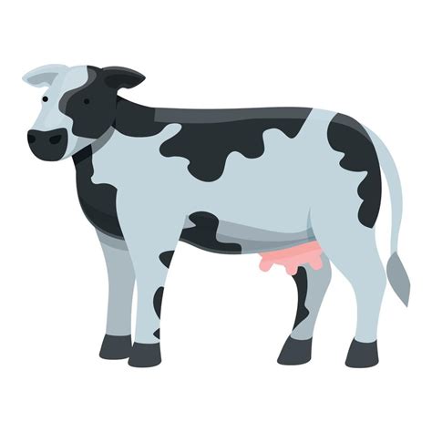 Suizo Vaca Icono Dibujos Animados Vector Granja Vacas 21468016 Vector