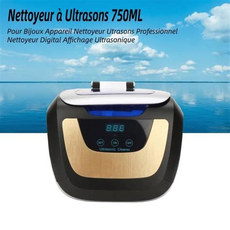 MAG Nettoyeur À Ultrasons 750Ml Appareil Nettoyeur Domestique