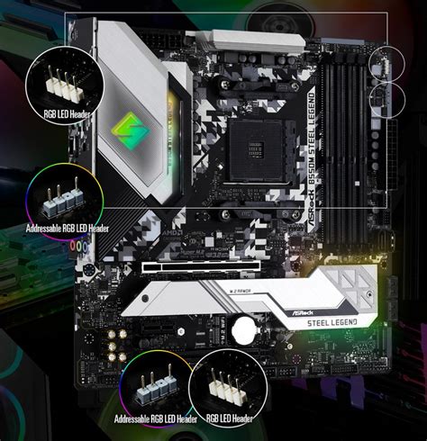 Mainboard ASROCK B550M STEEL LEGEND AMD HugoTech Beat The Lowest