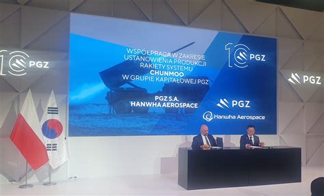 MSPO 2023 Porozumienie PGZ Z Hanwha Ws Produkcji Amunicji Do Chunmoo