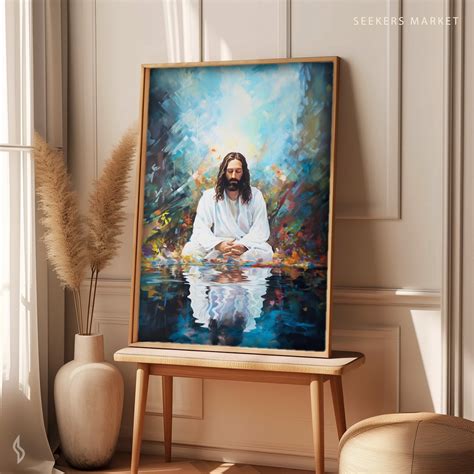 Jesus Prayer Art Print Jesus Gift Bible Gift Christian Gift Religious ...