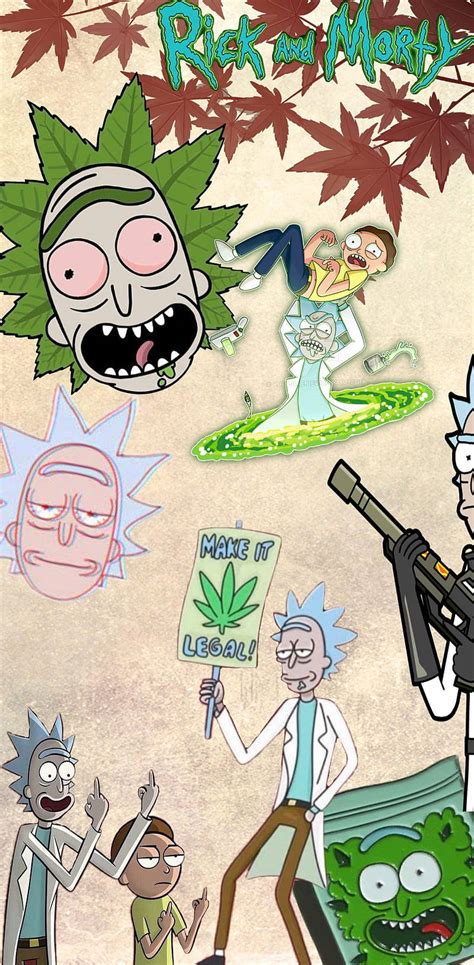 100 Rick And Morty Weed Wallpapers