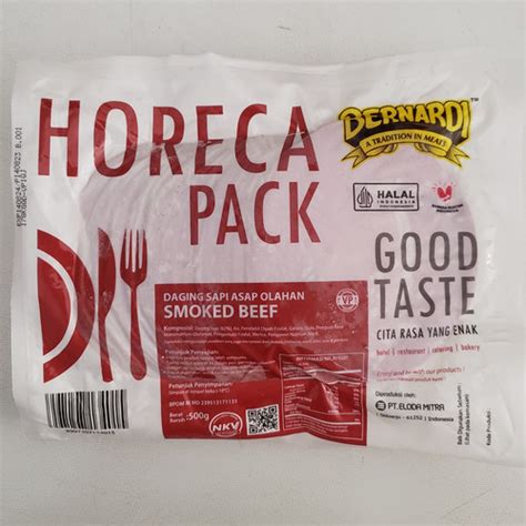 Jual Bernardi Smoked Beef Bulat Gram Horeca Pack Vp Kota Bekasi