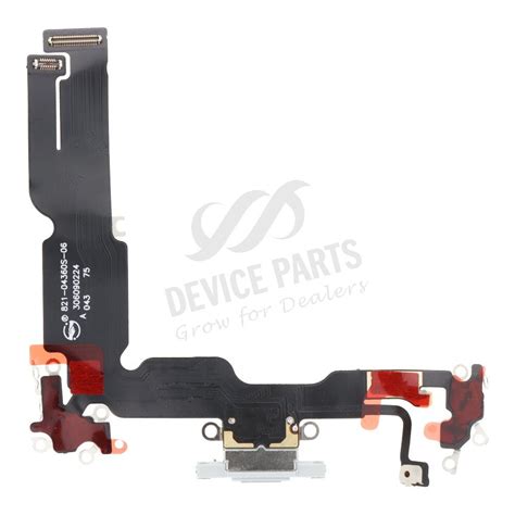 Charging Port Flex Cable For Iphone 15 Plus Blue Hq