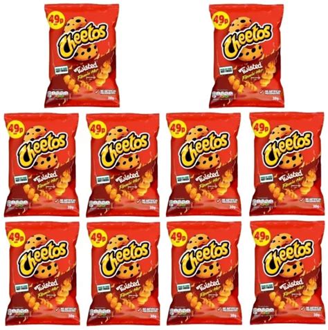 10 X CHEETOS Twisted Flamin Hot 30Gm 10 61 PicClick UK