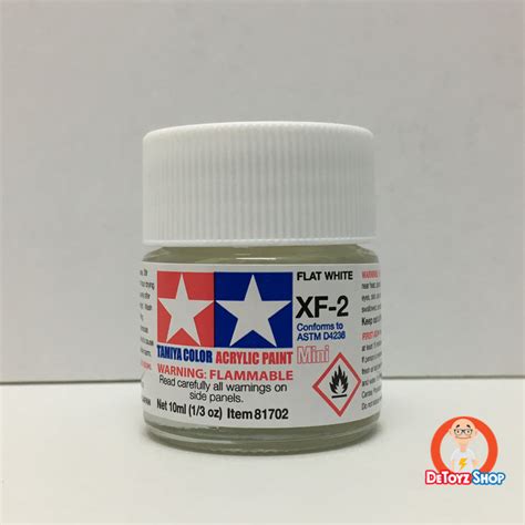 Tamiya Acrylic Color XF-2 Flat White (10ml) – De Toyz Shop