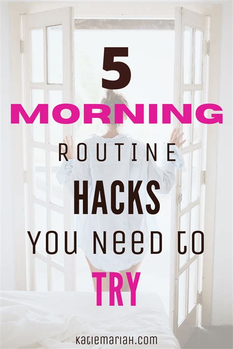 Simple Morning Routine Hacks Morning Routine Hacks Morning Routine