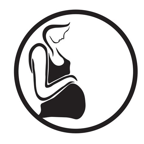 Pregnant Icon Template In Circle 6423228 Vector Art At Vecteezy