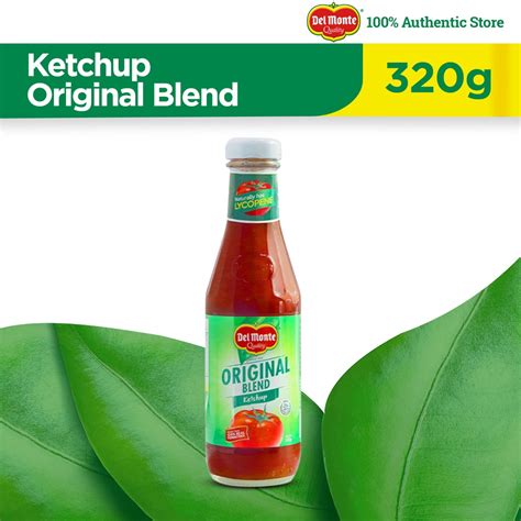 Del Monte Original Blend Ketchup With High Quality Tomatoes And No