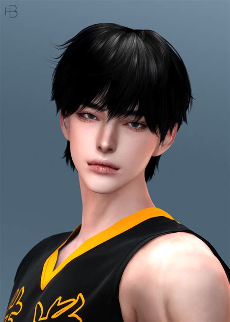 Sims4ts4 Moood Hair N70 Garbage Timejongsu Moood On Patreon In 2023 Sims 4 Hair Male