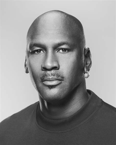 Michael Jordan Face Black And White