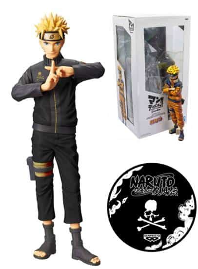 Figura Naruto Black Ver Naruto Shippuden Mastermind Japan Banpresto