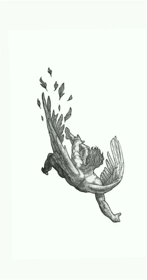 Greek Mythology Tattoo Icarus Falling