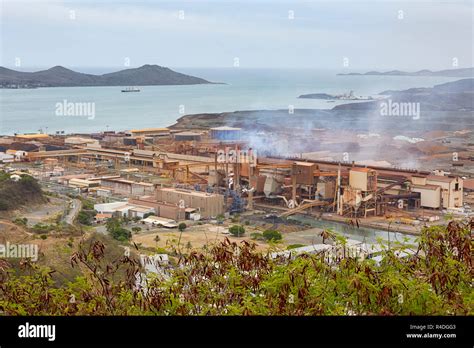 Sln Societe Le Nickel Nickel Mine In Noumea New Caledonia Stock Photo