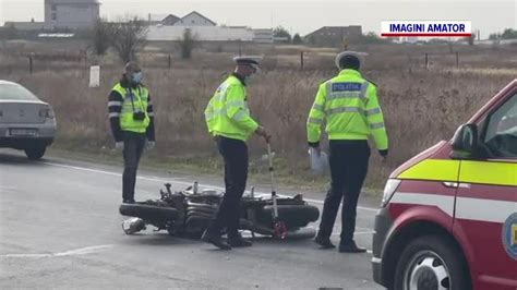 Un motociclist a murit într un accident rutier pe centura de nord a