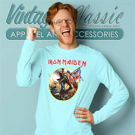 Iron Maiden The Trooper Shirt Vintagenclassic Tee