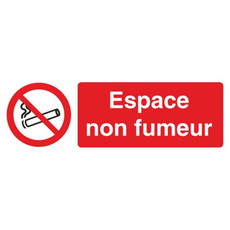 Votre Autocollant Et Autocollant Interdiction De Fumer Espace Non