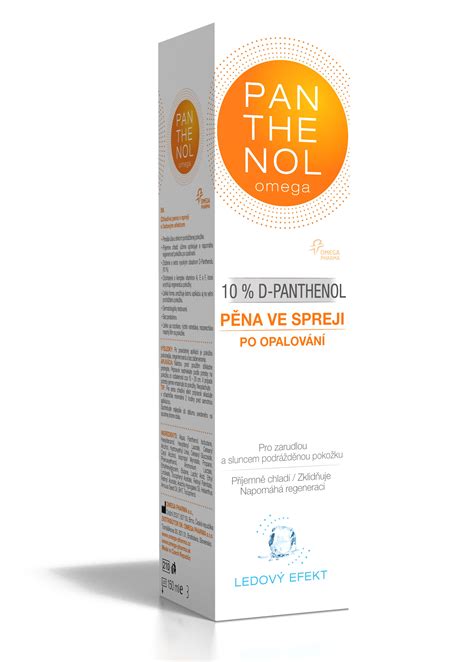 Panthenol Omega Chladivá pěna ve spreji 10 150 ml