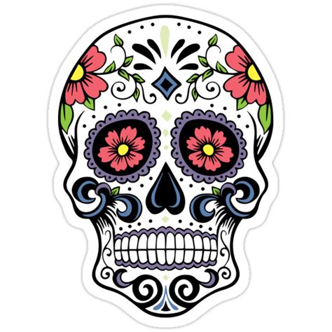 Calavera Stickers By Geek Chic Redbubble