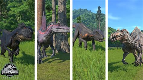 9 All Hybrids Jurassic World Evolution 1080p Youtube